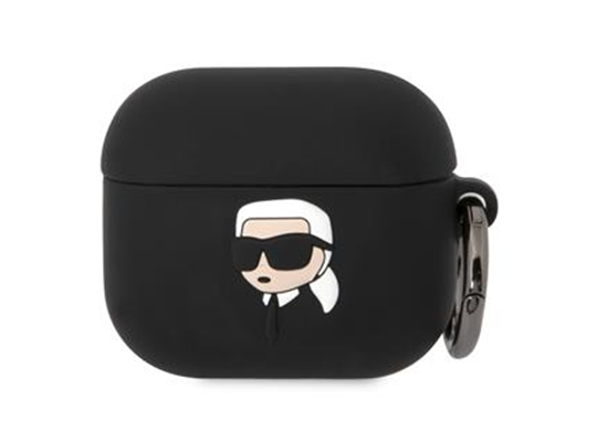 Picture of Karl Lagerfeld 3D Logo NFT Karl Head Silicone Case for Apple AirPods 3