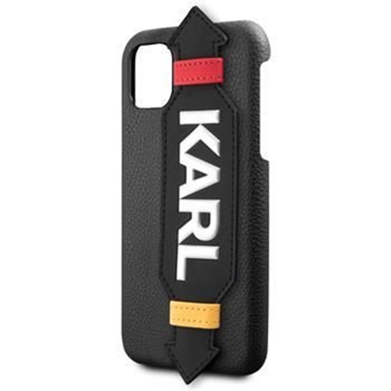 Picture of Karl Lagerfeld Apple iPhone 11 Pro Strap Cover Black