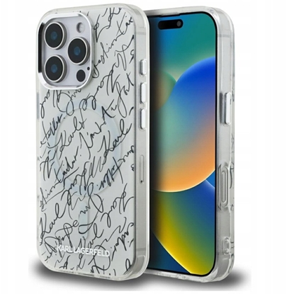 Picture of Case Karl Lagerfeld IML Karl Script Pattern MagSaf