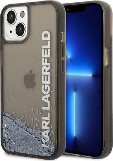 Picture of Karl Lagerfeld Etui Karl Lagerfeld KLHCP14MLCKVK Apple iPhone 14 Plus czarny/black hardcase Liquid Glitter Elong