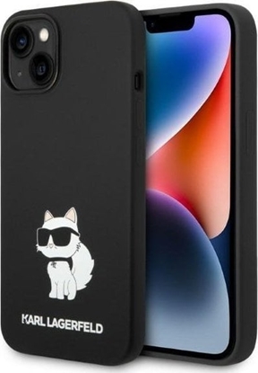 Attēls no Karl Lagerfeld Etui Karl Lagerfeld KLHCP14MSNCHBCK Apple iPhone 14 Plus hardcase czarny/black Silicone Choupette
