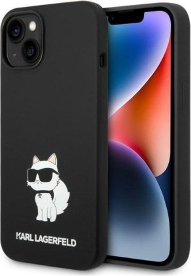 Picture of Karl Lagerfeld Etui Karl Lagerfeld KLHCP14MSNCHBCK Apple iPhone 14 Plus hardcase czarny/black Silicone Choupette