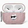 Изображение Karl Lagerfeld Monogram Choupette Head Case for AirPods 4 Pink