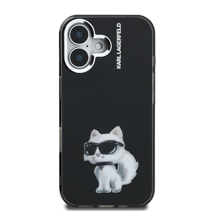 Attēls no Karl Lagerfeld IML Aquarelle and Choupette Case for Apple iPhone 16