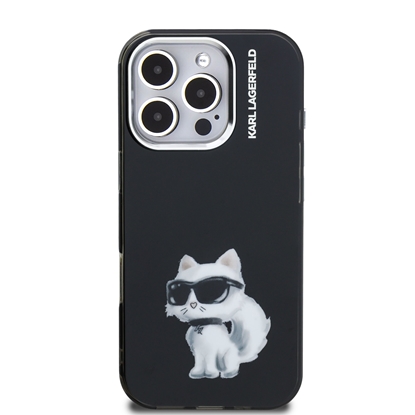 Attēls no Karl Lagerfeld IML Aquarelle and Choupette Case for Apple iPhone 16 Pro