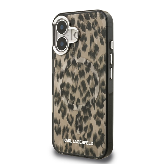 Изображение Karl Lagerfeld IML Leopard MagSafe Case for Apple iPhone 16
