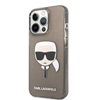 Picture of Karl Lagerfeld iPhone 13 Pro TPU Full Glitter Head Case Black