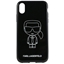 Attēls no Karl Lagerfeld iPhone XR PC/TPU Glitter Ikonik White Outline Black