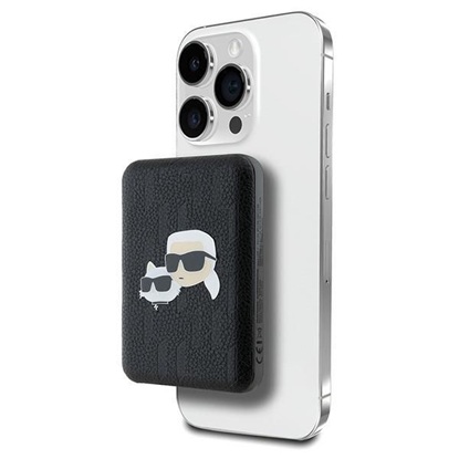 Attēls no Karl Lagerfeld Karl & Choupette Head Pin MagSafe Powerbank 5000mAh