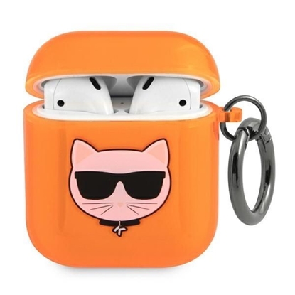Attēls no Karl Lagerfeld KLA2UCHFO AirPods 1|2 cover pomarań