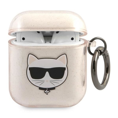 Picture of KLA2UCHGD Karl Lagerfeld TPU Glitter Choupette Hea
