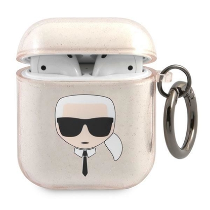Attēls no Karl Lagerfeld KLA2UKHGD AirPods 1|2 cover złoty|g