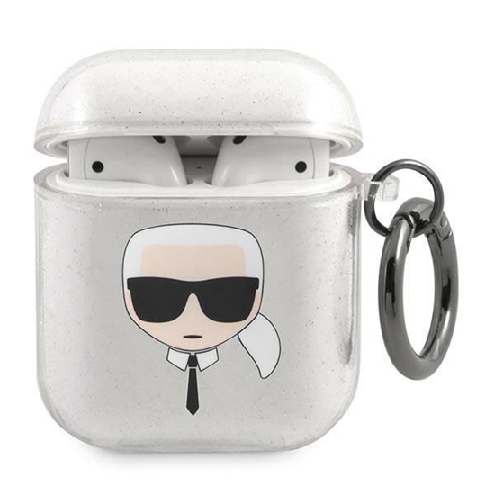 Picture of Karl Lagerfeld KLA2UKHGS AirPods 1|2 cover srebrny