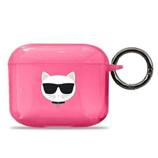 Изображение Karl Lagerfeld case for Airpods 3 KLA3UCHFP pink C