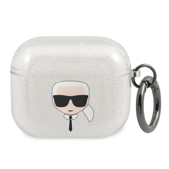 Picture of Karl Lagerfeld case for AirPods 3 KLA3UKHGS silver