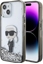 Picture of Karl Lagerfeld Karl Lagerfeld KLHCP15SLKKNSK iPhone 15 / 14 / 13 6.1" transparent hardcase Liquid Glitter Ikonik