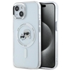 Picture of Karl Lagerfeld IML K&CH Heads Metal Frame MagSafe Case for iPhone 14 / Transparent