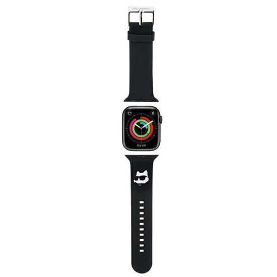 Picture of Karl Lagerfeld Karl Lagerfeld 3D Rubber Choupette Head NFT - Pasek do Apple Watch 42/44/45/49 mm (czarny)