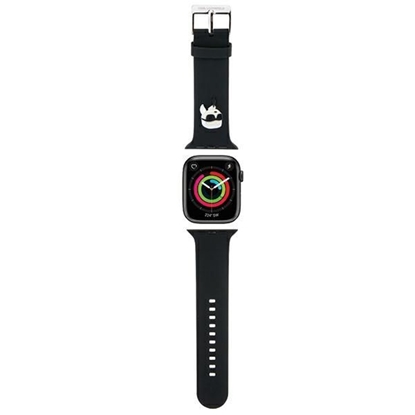 Изображение Karl Lagerfeld Karl Head NFT Watch Strap for Apple Watch 42/44/45/46/49 / black