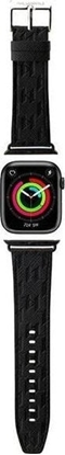 Изображение Karl Lagerfeld Karl Lagerfeld Pasek KLAWMSAKLHPK Apple Watch 38/40/41mm czarny/black strap Saffiano Monogram