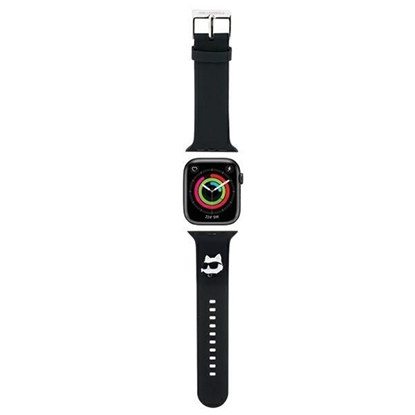 Изображение Karl Lagerfeld 3D Rubber Choupette Head NFT - Pasek do Apple Watch 38/40/41 mm black