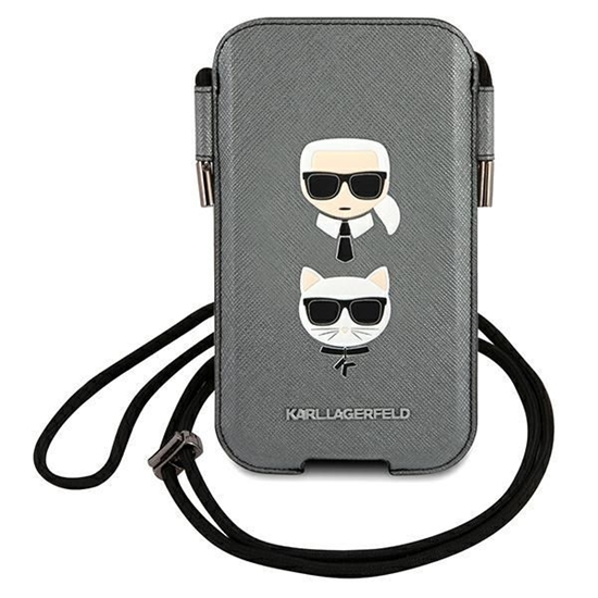 Picture of Karl Lagerfeld Torebka KLHCP12MOPHKCG 6,1" szary|g