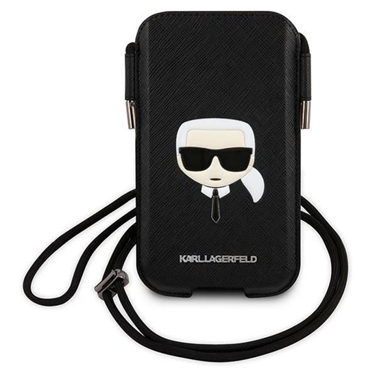 Picture of Karl Lagerfeld Torebka KLHCP12MOPHKHK 6,1" czarny|