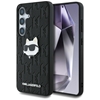 Picture of Karl Lagerfeld Leather Monogram Pin Logo Choupette Head Case for Samsung Galaxy S25