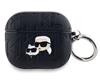 Изображение Karl Lagerfeld PU Embossed Karl and Choupette Heads Case for Apple AirPods 3