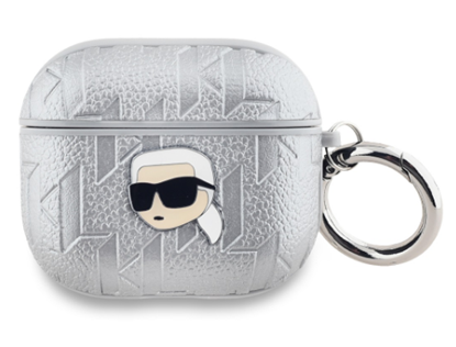 Изображение Karl Lagerfeld PU Embossed Karl Head Case for Apple AirPods 3
