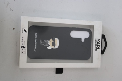 Picture of Karl Lagerfeld SALE OUT. KLHCS24SSMHKNPK S24 S921black Silicone Ikonik Metal Pin DIRTY PACKAGING | DIRTY PACKAGING