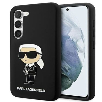 Attēls no Karl Lagerfeld Samsung Galaxy S23 hardcase Silicone Ikonik S911 Black