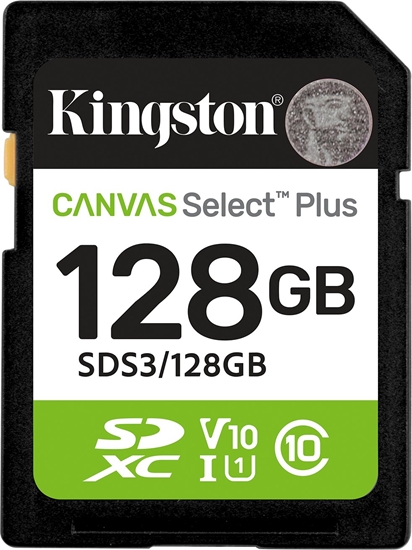Picture of Karta Kingston Canvas Select Plus SDXC 128 GB Class 10 UHS-I/U1 V10 (SDS3/128GB)