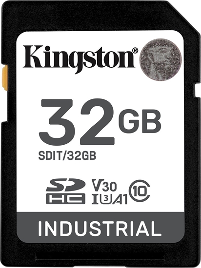 Picture of Karta Kingston Industrial SDHC 32 GB UHS-I/U3 A1 V30 (SDIT/32GB)