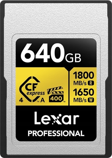 Picture of Karta Lexar Professional Gold CFexpress 640 GB  (LCAGOLD640G-RNENG)