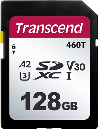 Изображение Karta Transcend 460T SDXC 128 GB UHS-I/U3 A2 V30 (TS128GSDC460T-VS1)