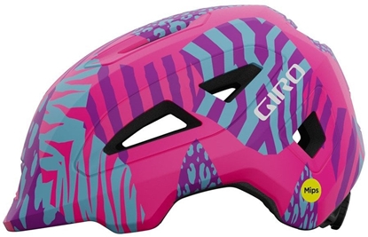Изображение Kask dziecicy GIRO SCAMP II Rozmiar kasku: XS(45-49 cm), Wybierz kolor: Matte Pink Animal