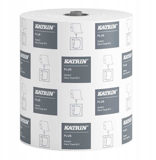 Picture of Katrin Katrin Plus System Medium - Rcznik w roli, 2-warstwowy, celuloza, 150 m, biay - 6 rolek