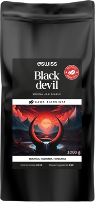 Attēls no Kawa ziarnista 4Swiss Black Devil wieo palona 1 kg