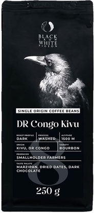 Picture of Kawa ziarnista Black Crow White Pigeon DR Konga Kivu 250 g
