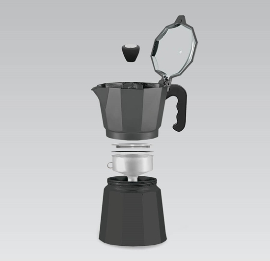 Изображение Kawiarka Maestro Kawiarka na 6 filianek MR-1666-6-BLACK MAESTRO