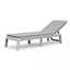 Attēls no Keter Mallorca White Sunlounger with Cushion