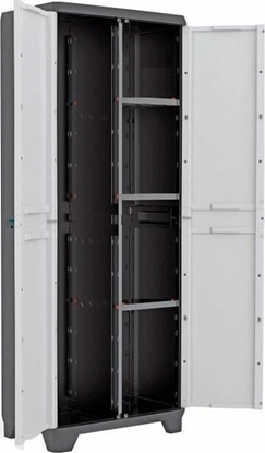 Изображение KIS Rega 9726000 0616 02 Czarny/Szary ywica Plastikowy 68 x 39 x 173 cm (S7107895)
