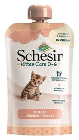 Picture of Kitten Care 0-6, karma mokra, dla kocit, pasta z kurczaka, 150 g, saszetka