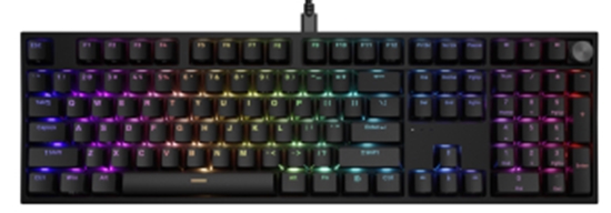 Picture of Klaviatūra Genesis Thor 404 Black Gateron Yellow Pro