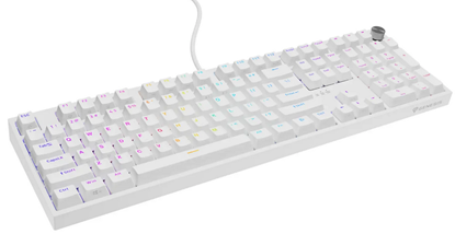 Picture of Klaviatūra Genesis Thor 404 RGB White Outemu Peach Silent