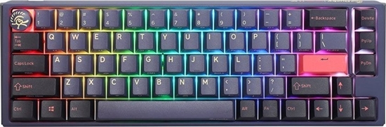 Picture of Klawiatura Ducky One 3 Cosmic Blue SF Gaming klawiatura RGB LED - MX-Speed-Silver