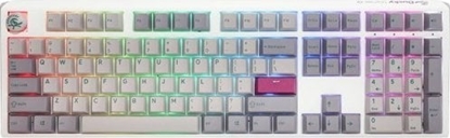 Picture of Klawiatura Ducky Ducky One 3 Mist Grey Gaming Keyboard, RGB LED - MX-Blue (US)