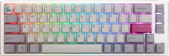 Picture of Klawiatura Ducky Ducky One 3 Mist Grey SF Gaming Keyboard, RGB LED - MX-Silent-Red (US)