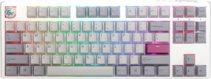 Picture of Klawiatura Ducky Ducky One 3 Mist Grey TKL Gaming Tastatur, RGB LED - MX-Blue